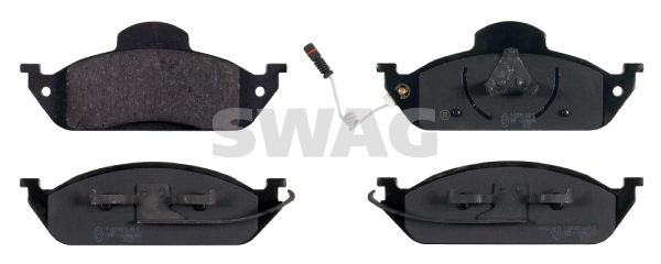 set placute frana,frana disc 10 91 6410 SWAG